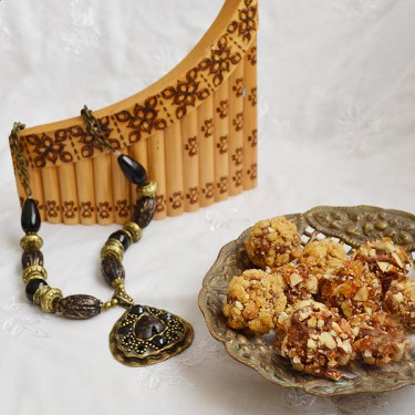 almond praline chocolate truffles