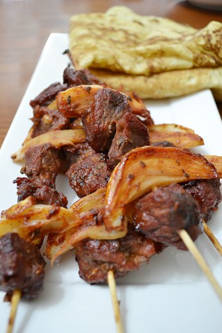 beef skewer