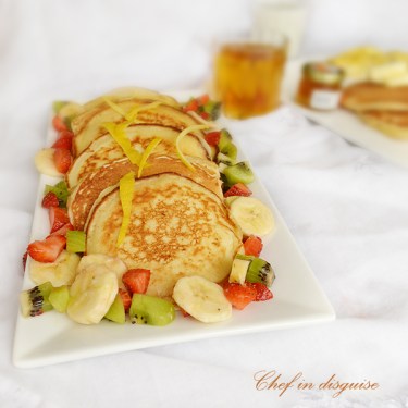 breakfast lemony pancakes