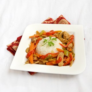 juicy sizzling chicken