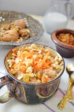carrot cake oatmeal