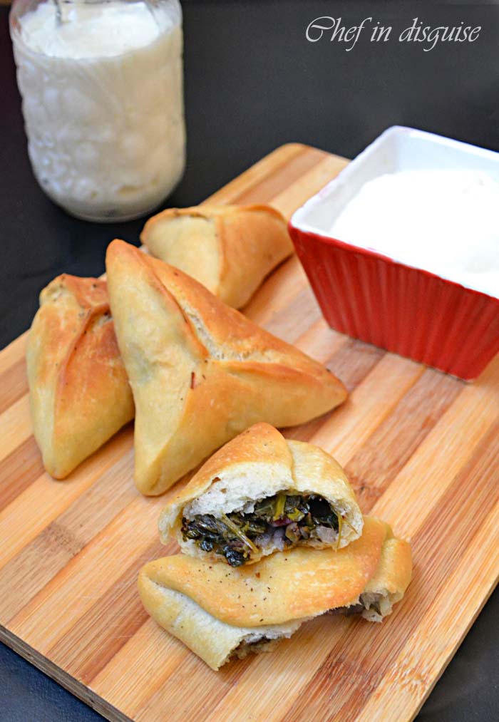 spinach turnovers