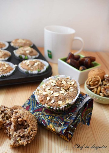 vegan oatmeal muffins