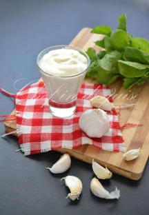 Middle eastern garlic sauce. Garlic lover's heaven and it is vegan too!