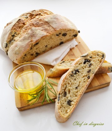 olive and rosemary sourdough