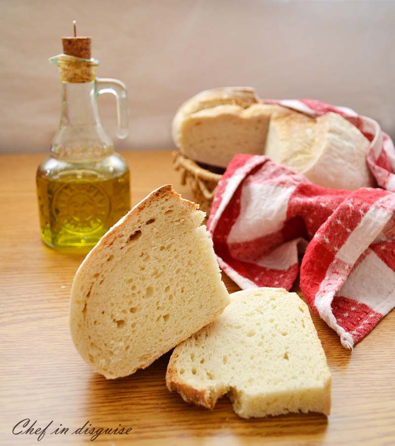 Basic sourdough white bread