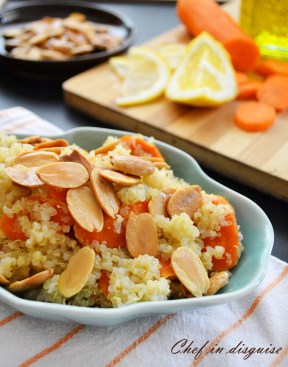 Glazed carrot quinoa salad