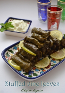 Chef in disguise: Stuffed grape leaves