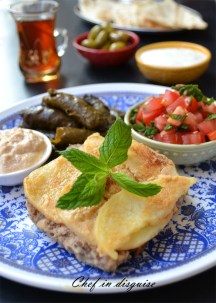 Tahini kofta, ground meat with citrus tahini sauce
