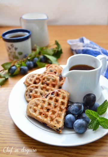 cinnamon sourdough waffles