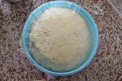 dough after proofing