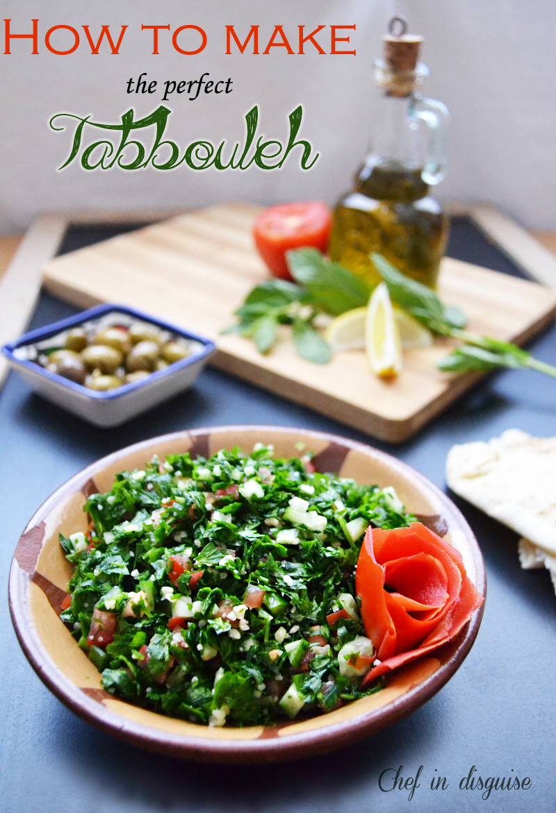 How to make the perfect tabbouleh by Chef in disguise