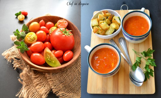 Spanish tomato soup chef in disguise