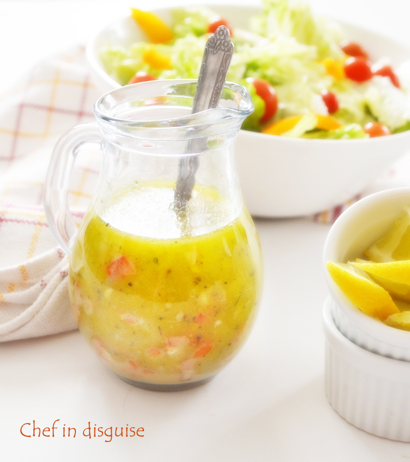 Italian salad dressing: Chef in disguise. 