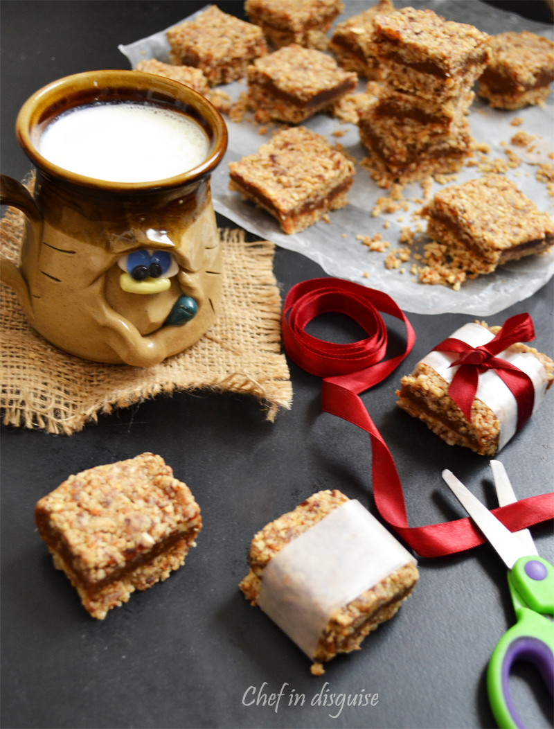 No bake raw vegan date bars