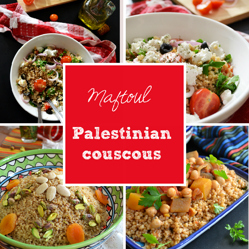 Maftoul, palestinian couscous recipes