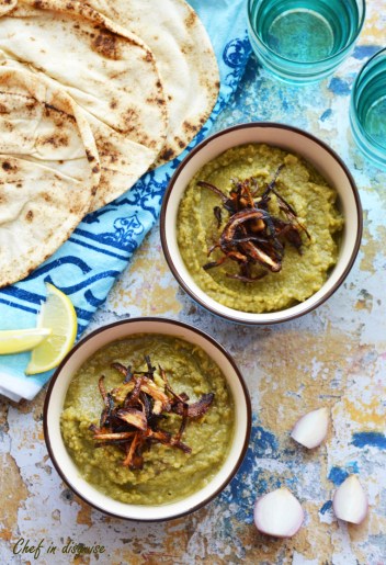 Bessara- fava bean dip