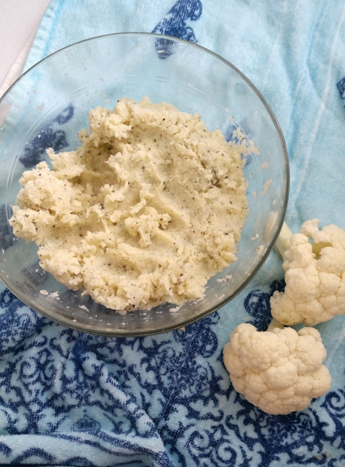cauliflower crust dough