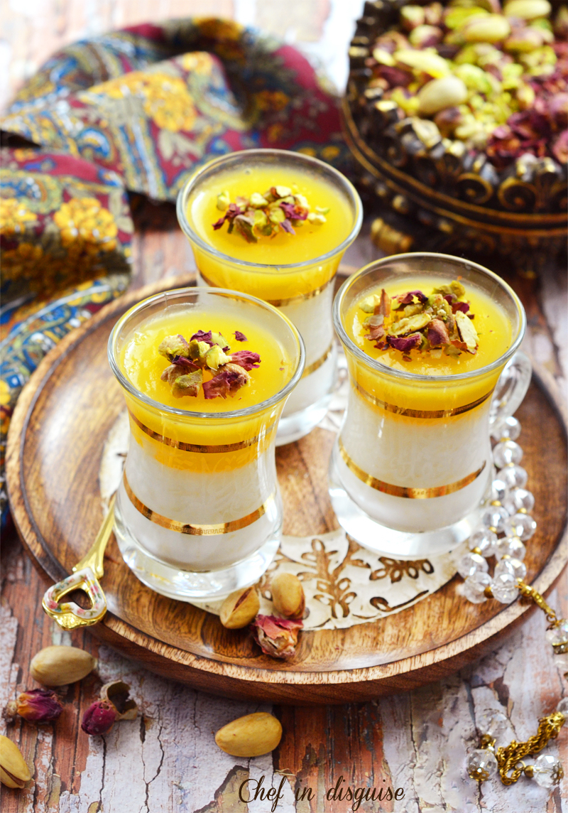 rice pudding with orange curd