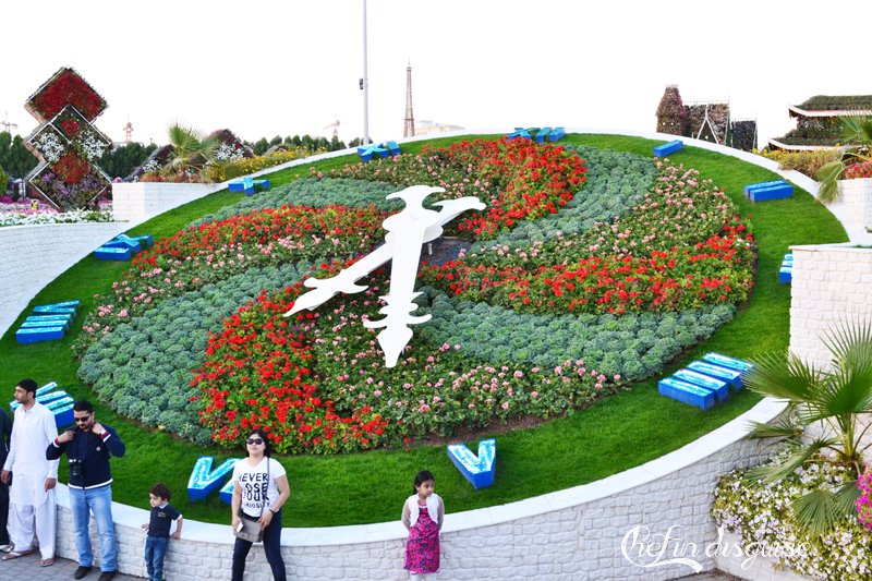 Dubai miracle garden clock