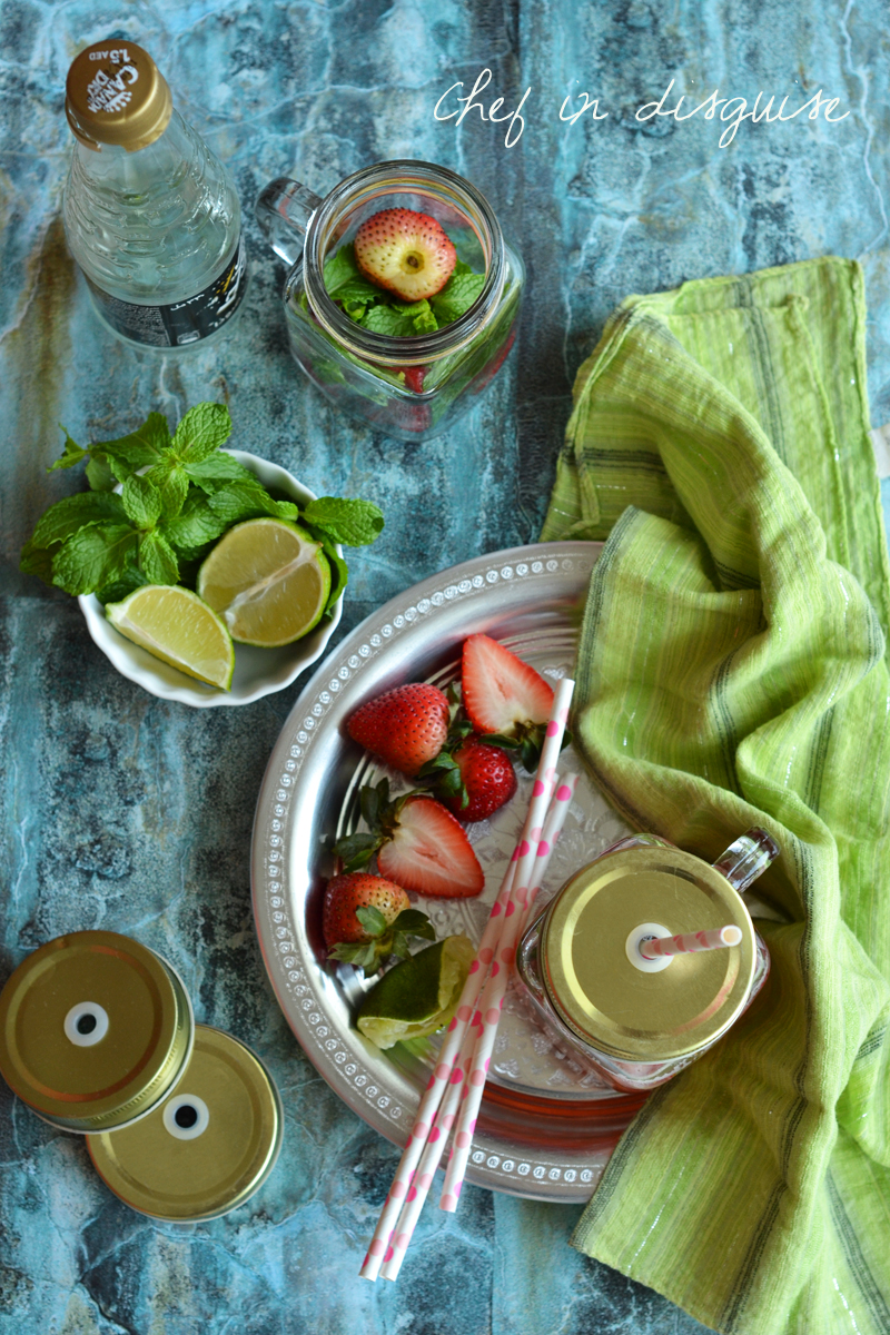 strawberry mojito refreshing summer drink