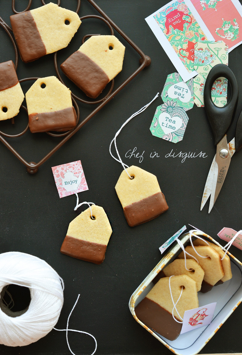 Tea bag cookies chef in disguise