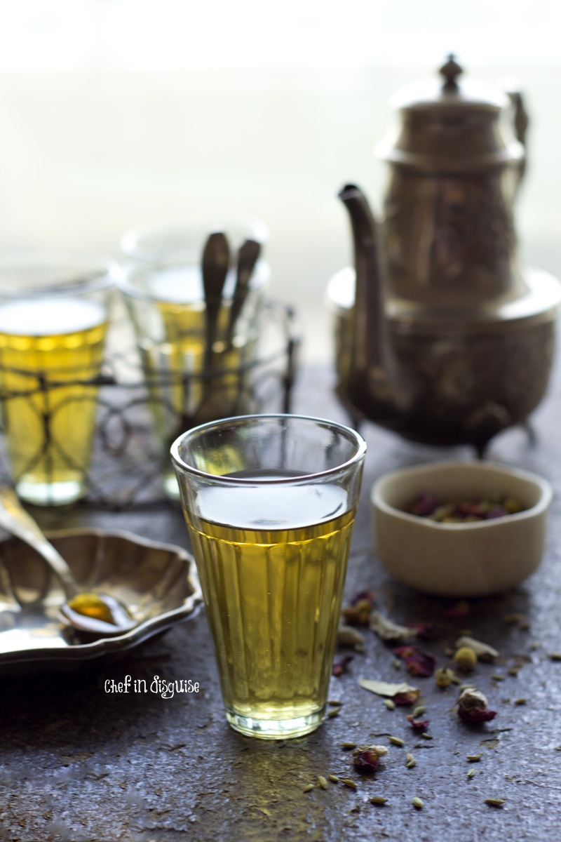 Zhorat, a warm and comforting middle eastern herb and flower blend tea