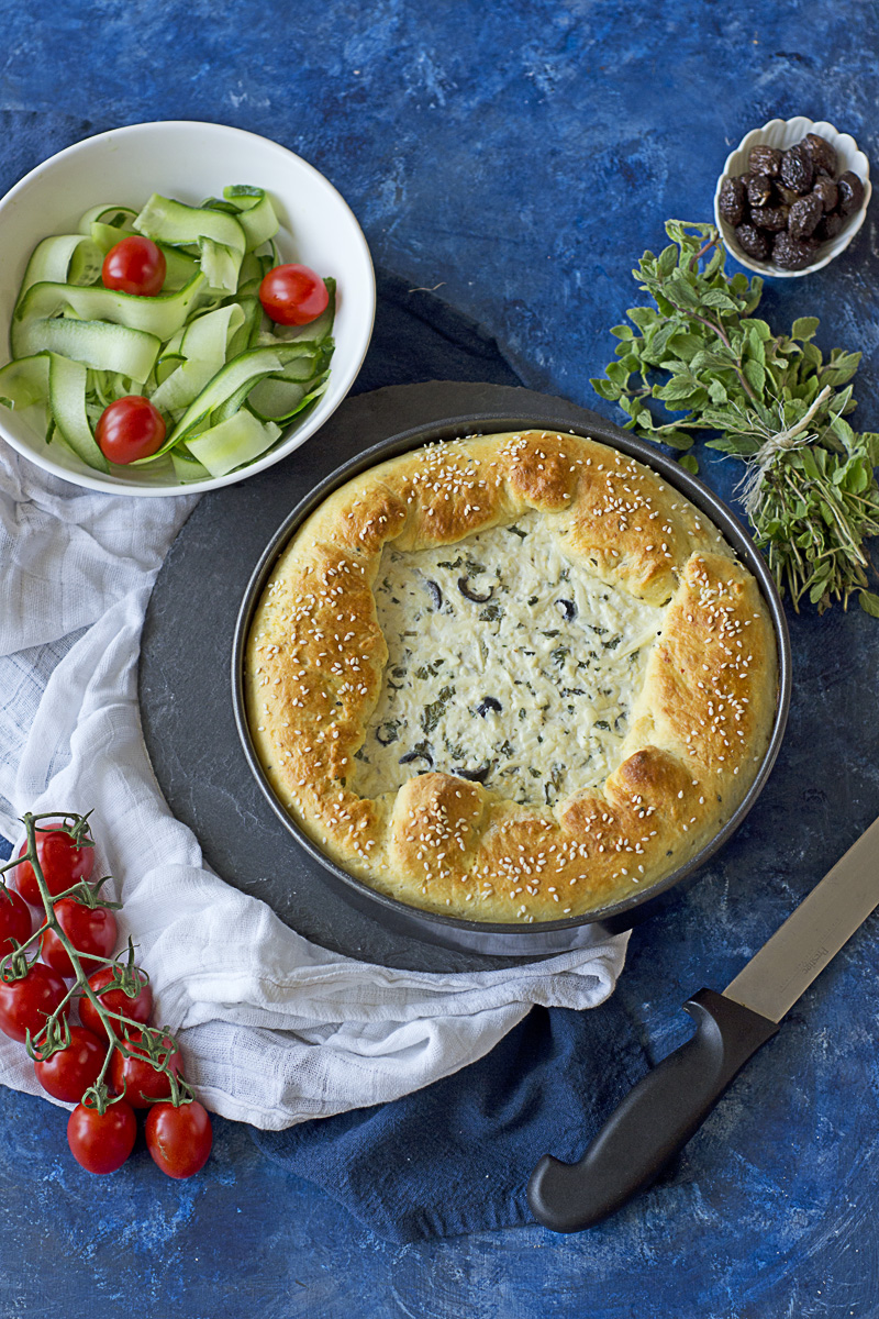 Cheese and labneh galette by chef in disguise