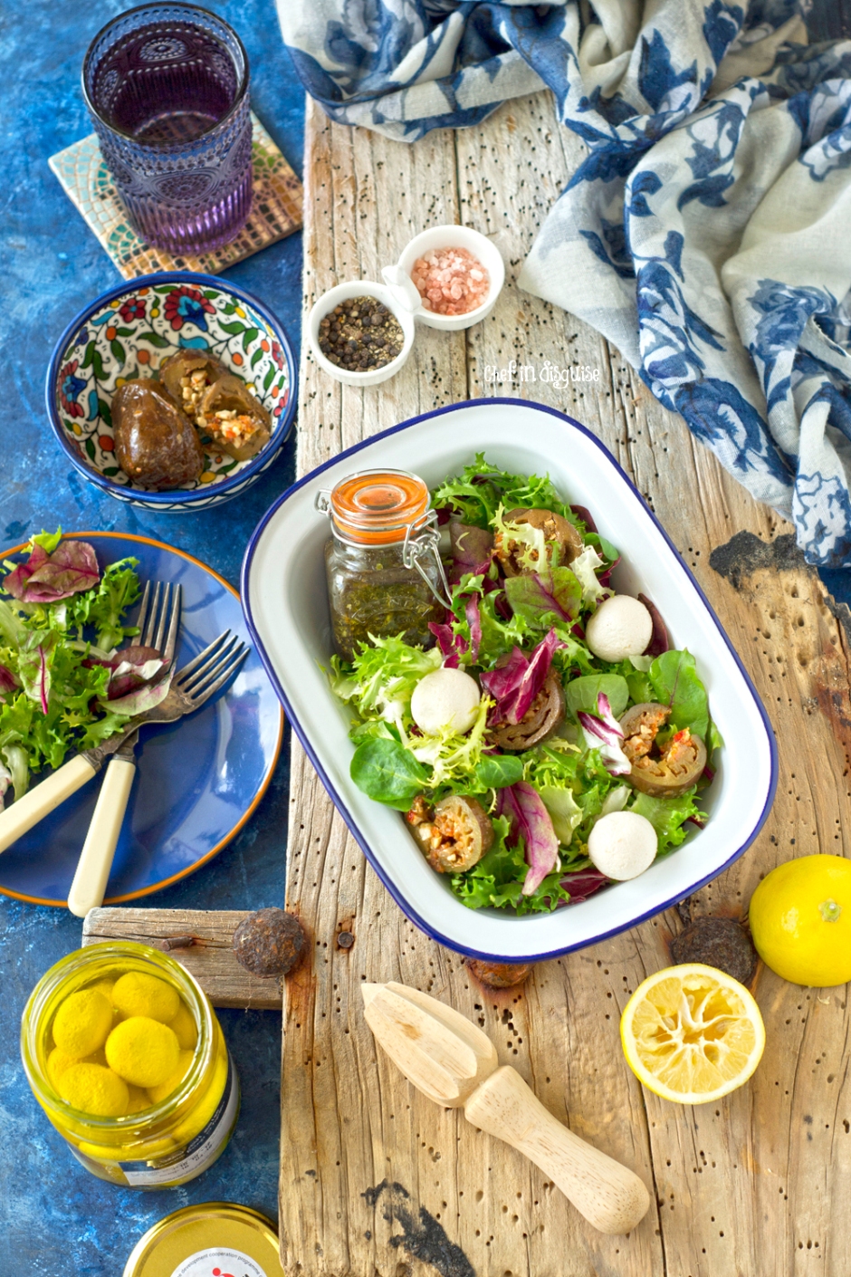Tangy creamy and addictive. This labneh and makdous salad is the best way to enjoy the flavors of the middle east