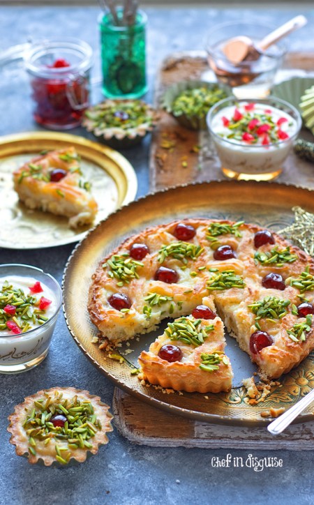 A beautiful Egyptian dessert that is a mix between cake, basbousa and muhalabia (milk pudding). The crisp crust vs the creamy filling is a feast for the taste buds that you need to try