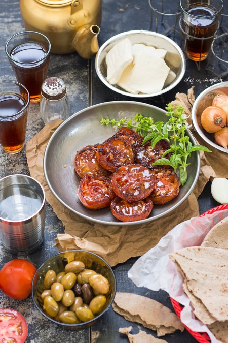 Palestinian fried tomatoes
