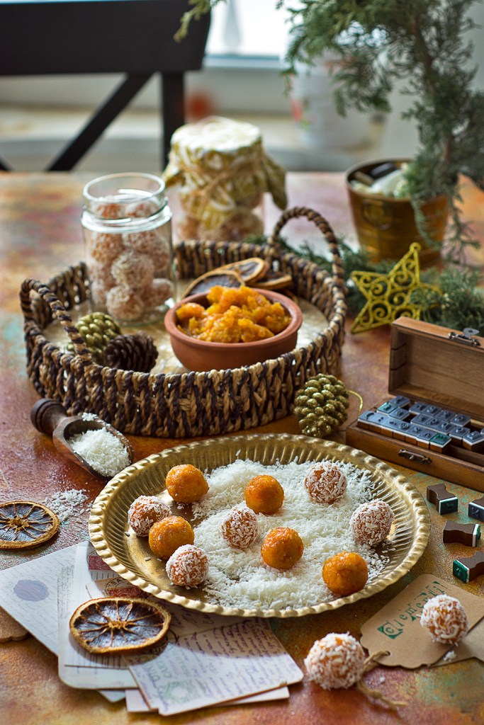 coconut coated clementine  flavour bombs